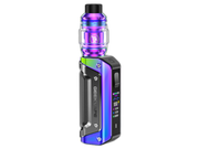 GeekVape Aegis Solo 3 E-Zigaretten Set in buntem Regenbogen-Design mit Display und Glastank.