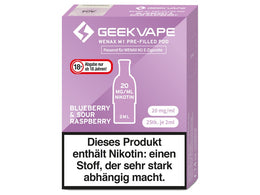 GeekVape - Wenax M1 Pod (2 Stück pro Packung) - Blueberry & Sour Raspberry