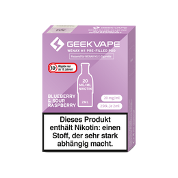 GeekVape - Wenax M1 Pod (2 Stück pro Packung) - Blueberry & Sour Raspberry
