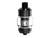 Schwarzer Geekvape Z Nano 3 Clearomizer aus Edelstahl und Glas mit Zeus-Logo auf dem Verdampferkopf.
