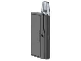 Graues Innokin EZ LEVA E-Zigaretten Set mit schwarzem Gehäuse und grauem Lederdetail.