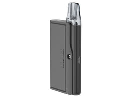 Innokin EZ LEVA E-Zigarette in Grau mit schwarzem Lederdetail.