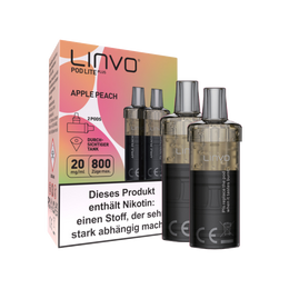 Linvo - Pod Lite Plus Cartridge 20 mg/ml (2 Stück pro Packung) - Apple Peach