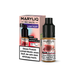 MARYLIQ - Nikotinsalz Liquid - Peach Strawberry Watermelon Ice