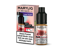 MARYLIQ - Nikotinsalz Liquid - Peach Strawberry Watermelon Ice