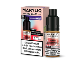 MARYLIQ - Nikotinsalz Liquid - Peach Strawberry Watermelon Ice