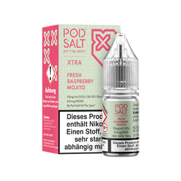 Pod Salt X - Nikotinsalz Liquid  - Fresh Raspberry Mojito