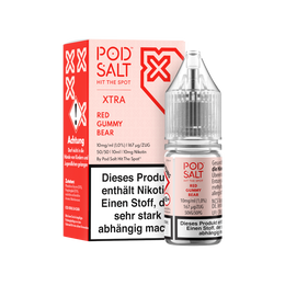 Pod Salt X - Nikotinsalz Liquid  - Red Gummy Bear