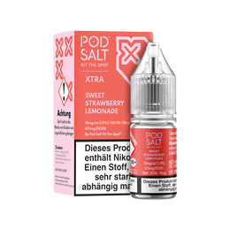 Pod Salt X - Nikotinsalz Liquid  - Sweet Strawberry Lemonade