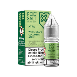 Pod Salt X - Nikotinsalz Liquid  - White Grape Cucumber Apple