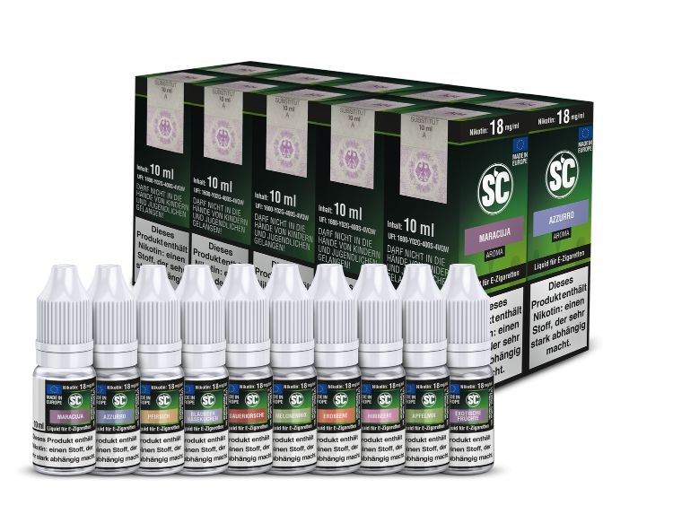sc liquid e liquids SC Liquid Fruit Probierbox