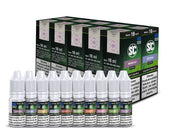 SC Fruit Probierbox E-Zigaretten Liquid mit 10ml Flaschen in verschiedenen Aromen.