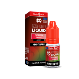SC - Red Line - Erdbeere Sahne - Nikotinsalz Liquid