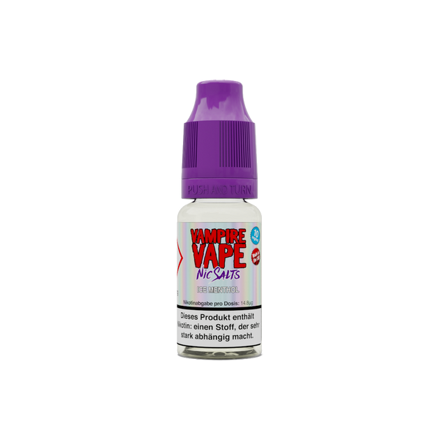elfbar elfa kaufen Ice Menthol Nic Salt E Liquid 10ml By Vampire Vape From £2.22