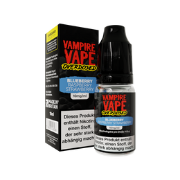 Vampire Vape - Overdosed - Nikotinsalz Liquid - Blueberry Raspberry Strawberry