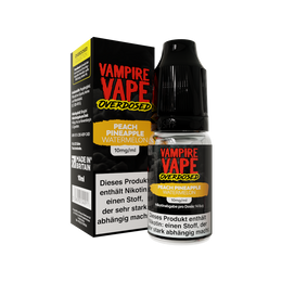 Vampire Vape - Overdosed - Nikotinsalz Liquid - Peach Pineapple Watermelon