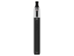 Schlankes, schwarzes Vaporesso ECO One Pro E-Zigaretten Set mit transparentem Pod und LED-Anzeige.